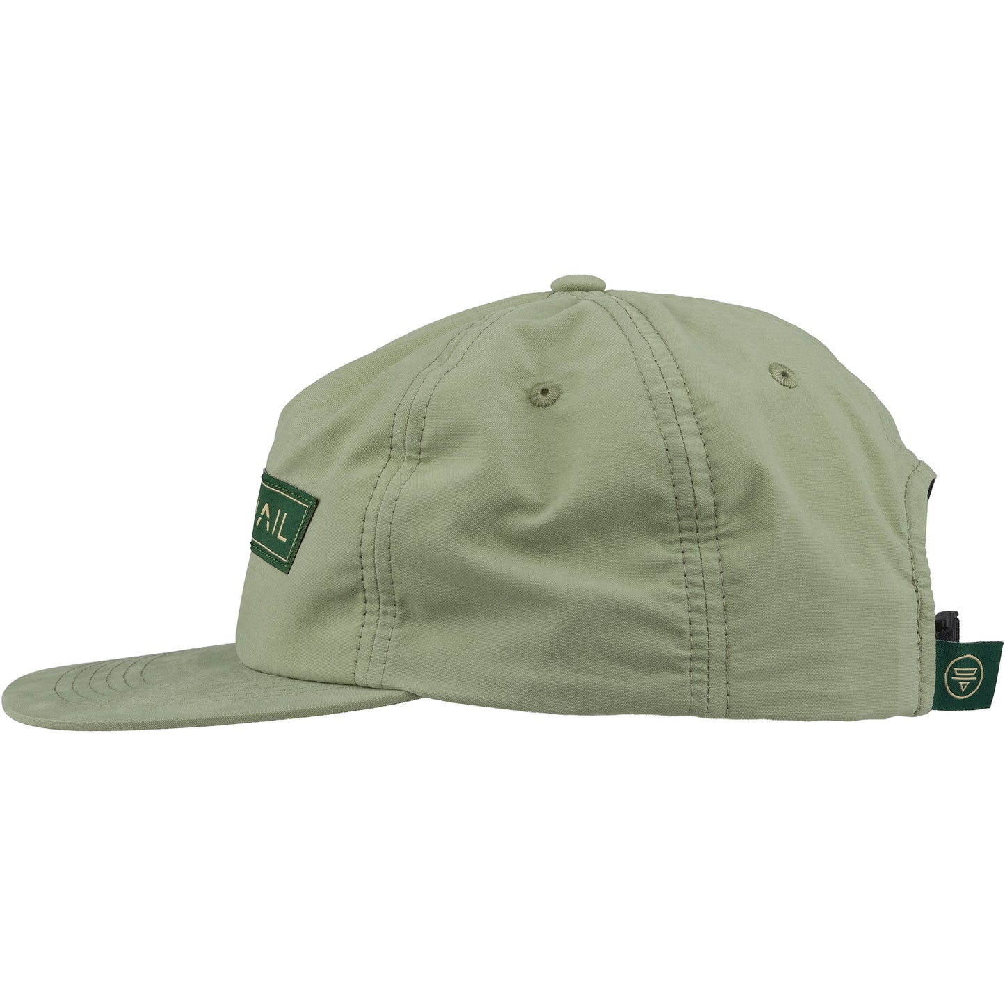 Teravail Logo Hat green color other side view