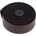 Dark red roll of Teravail bicycle handlebar tape on a white background