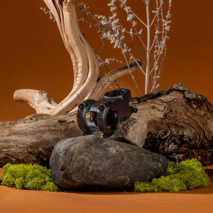 Lytho 35 Stem on a rock with natural elements like wood and moss in the background