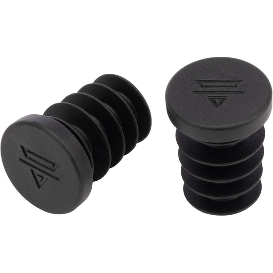 Teravail Bar End Plugs black color on white background