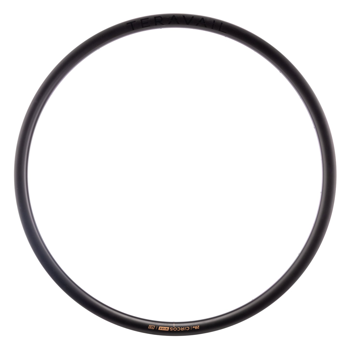 Teravail Circos Wide 32-inch Gravel Front rim side view on white background