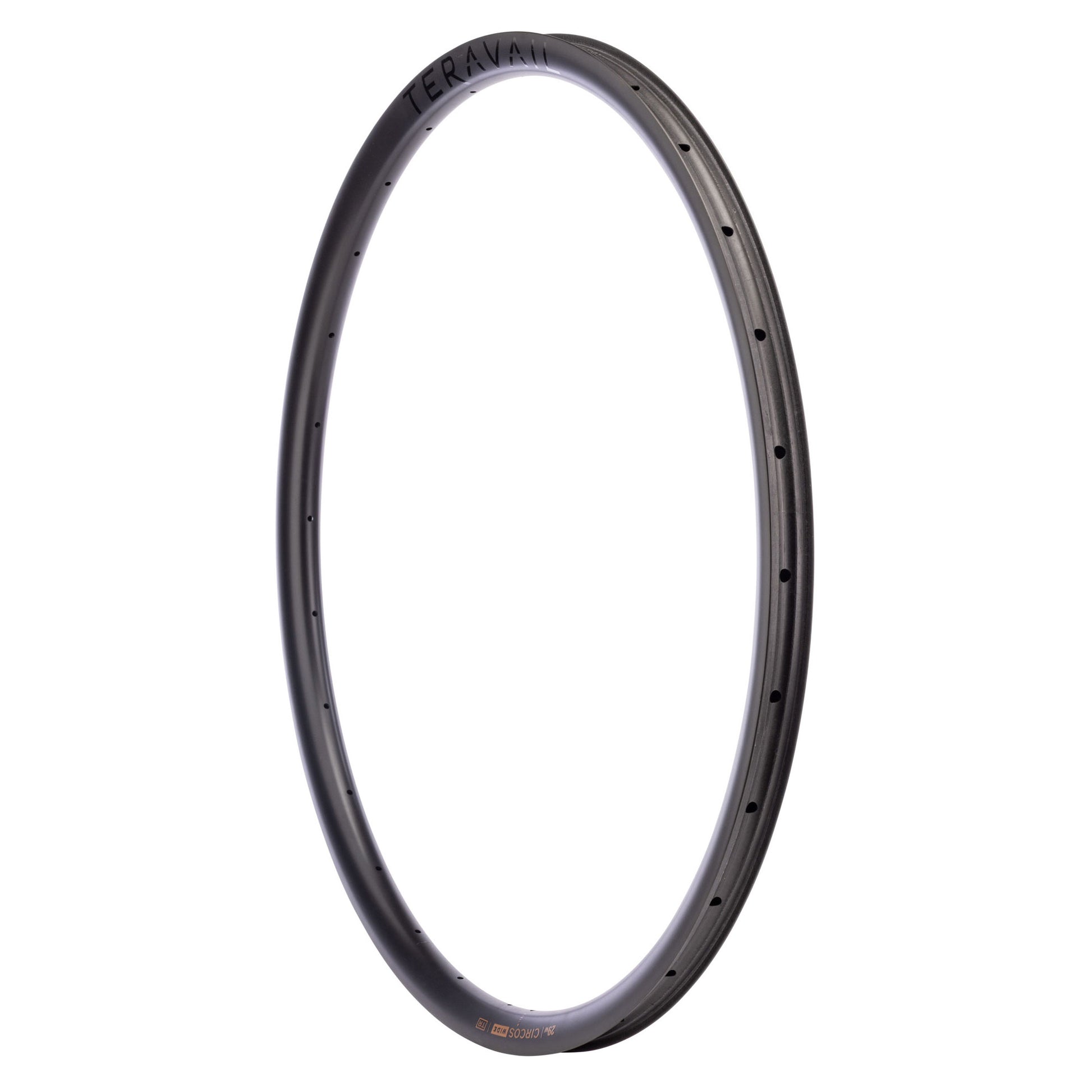 Teravail Circos Wide 32-inch Gravel Front rim three-quarter view on white background