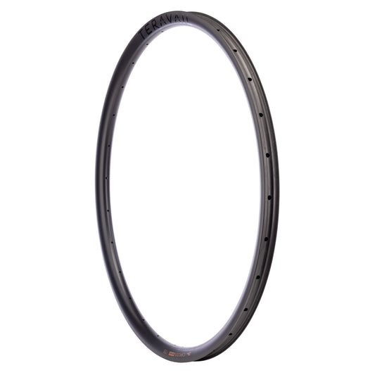Teravail Circos Wide 32-inch Gravel Front rim three-quarter view on white background