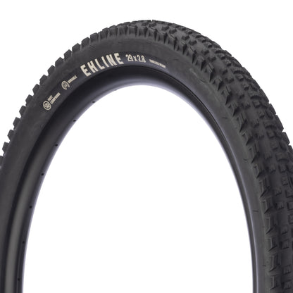 Teravail Ehline Gen 2 Tire three-quarter view showing black sidewall on white background