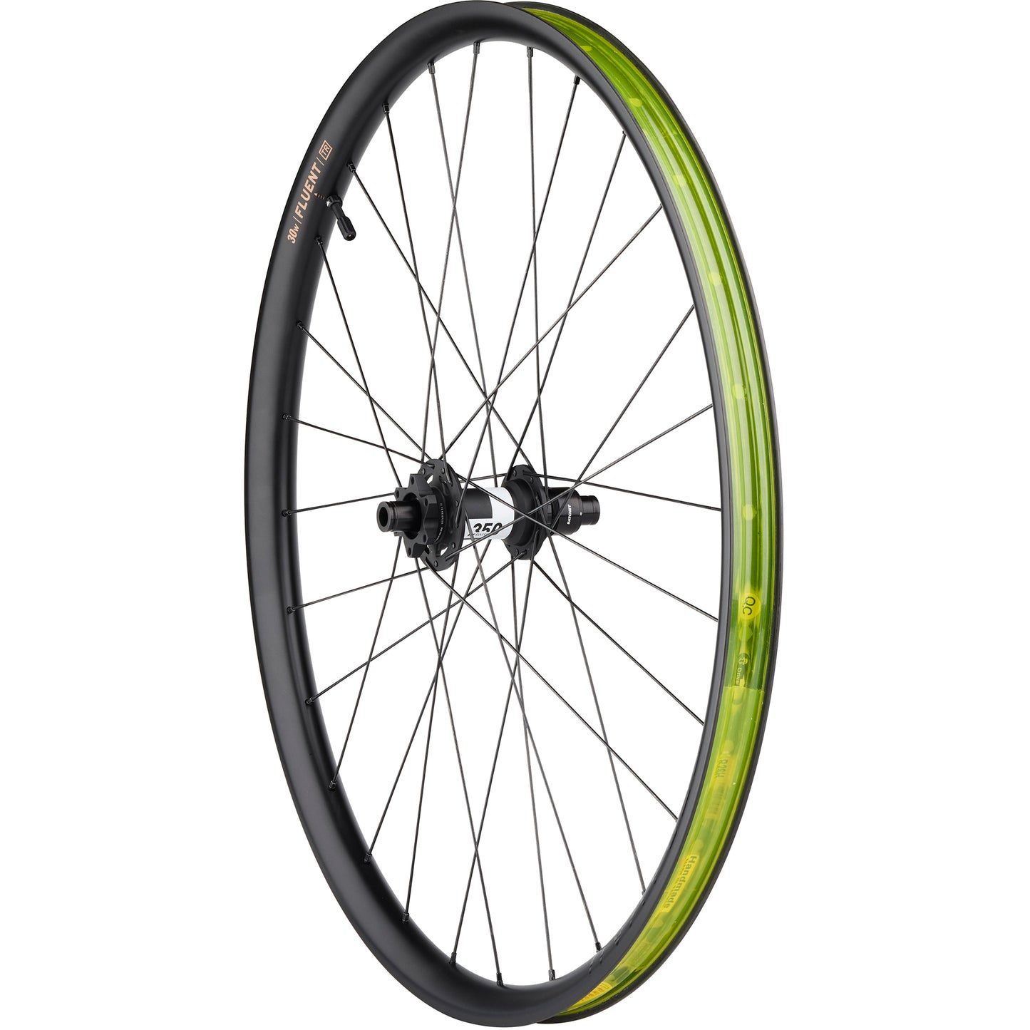 Teravail Fluent Mountain Carbon Rear Wheel three-quarter view