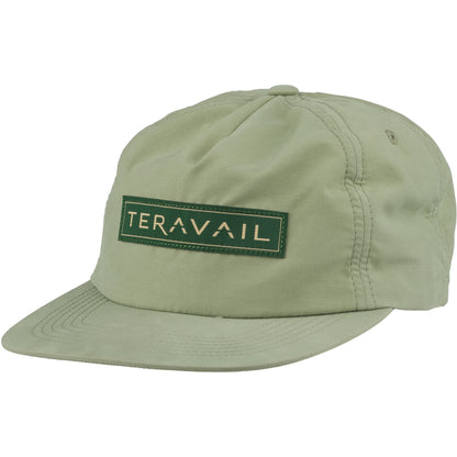 Teravail Logo Hat green color front view