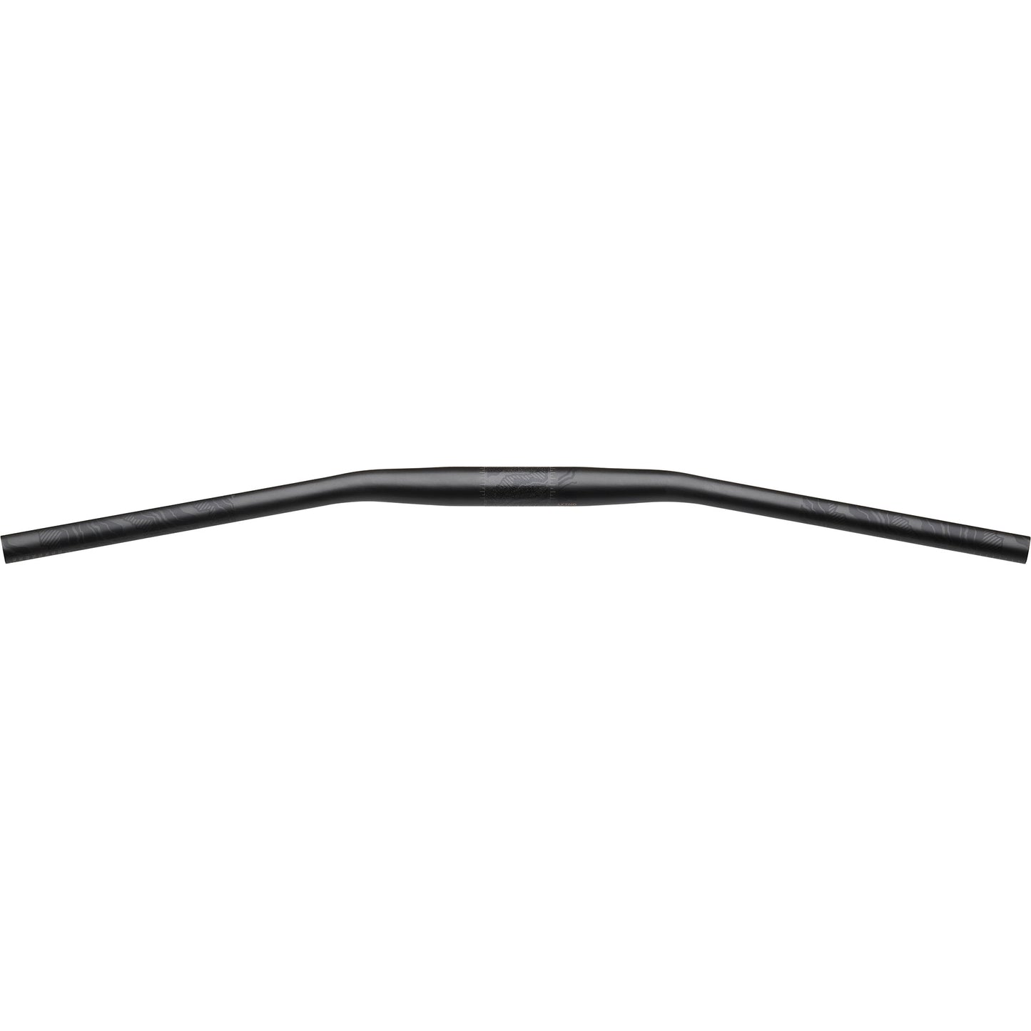 Teravail Lytho Carbon riser bar top-down view showing bend on white background