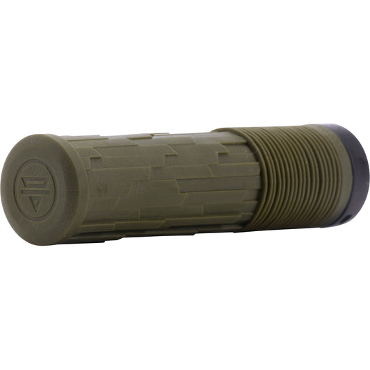Teravail Lytho Lock-On Grips Olive Green single on white background