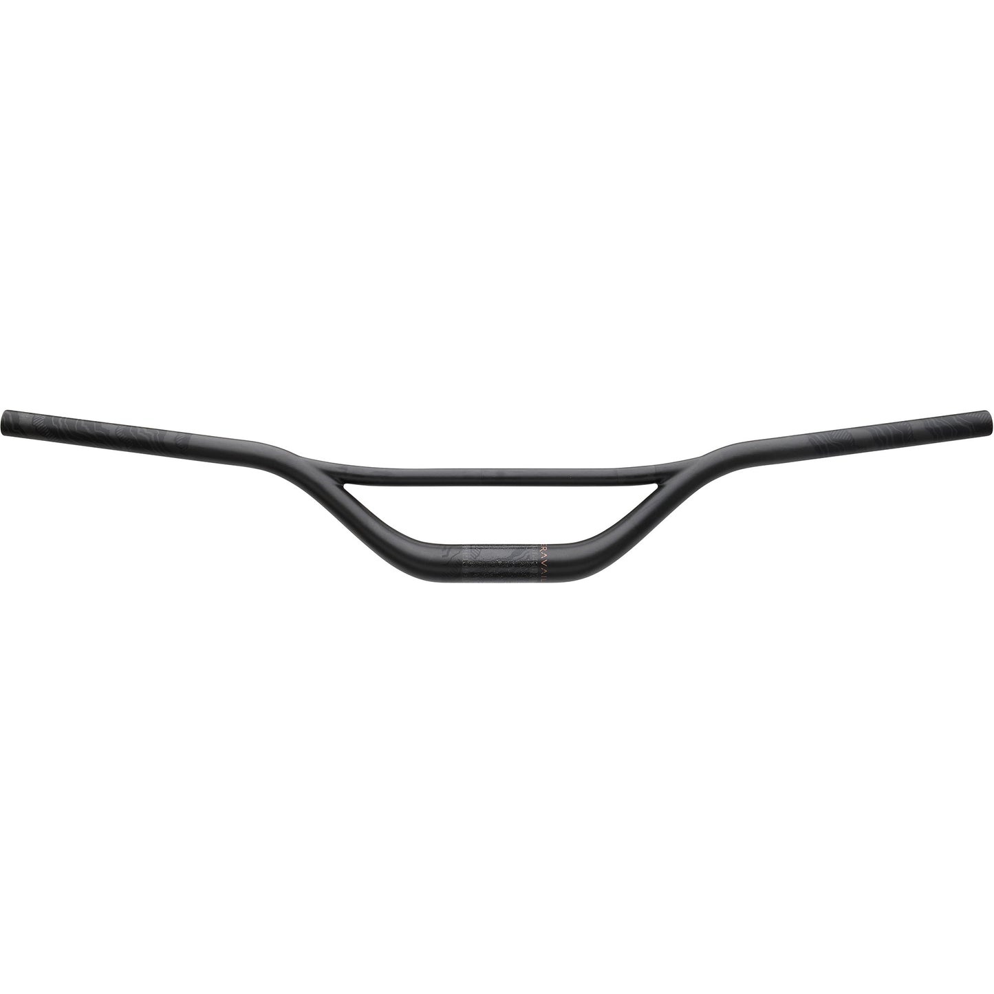 Teravail Moonstone Carbon Riser Bar straight-on front view on white background