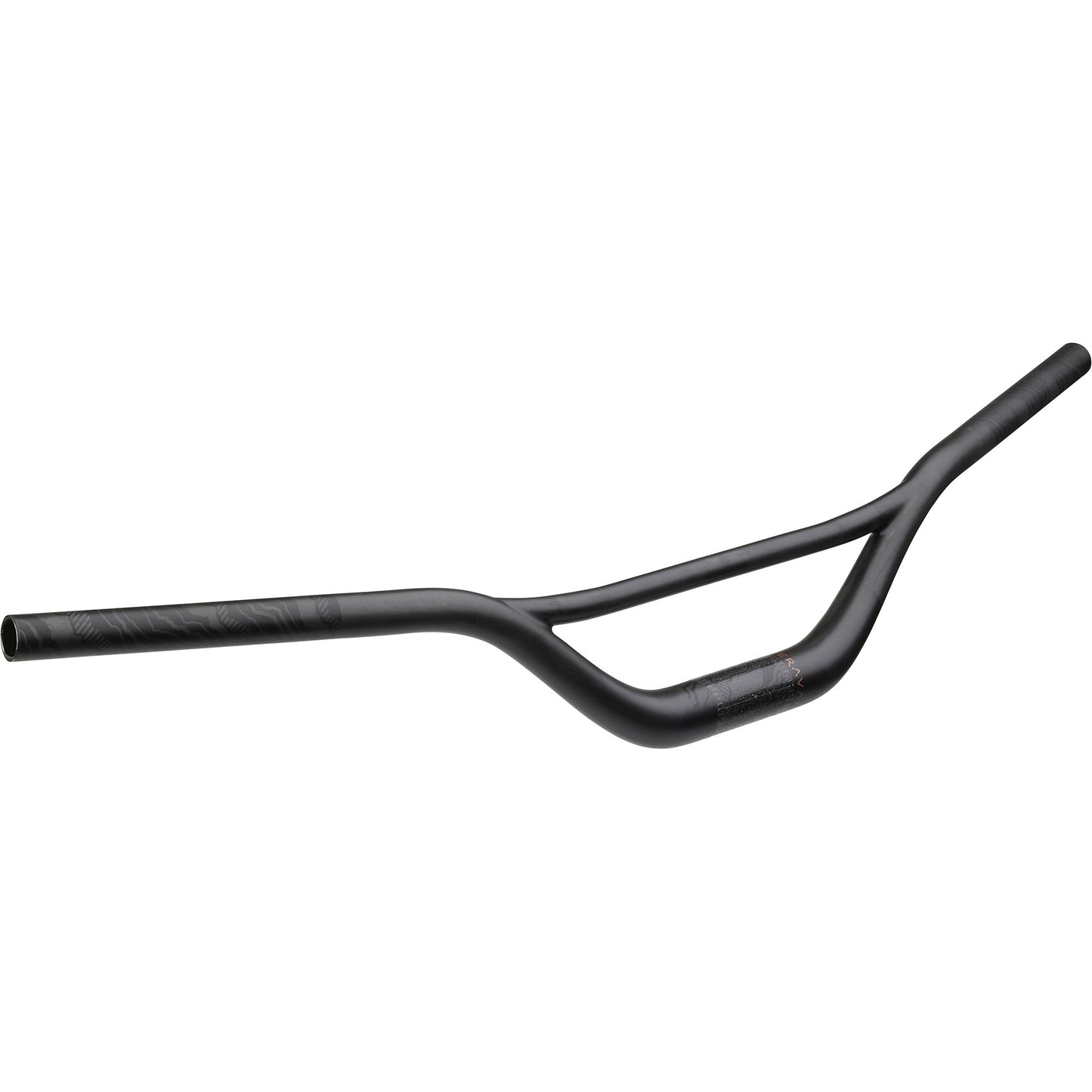 Teravail Moonstone Carbon Riser Bar three-quarter front view on white background