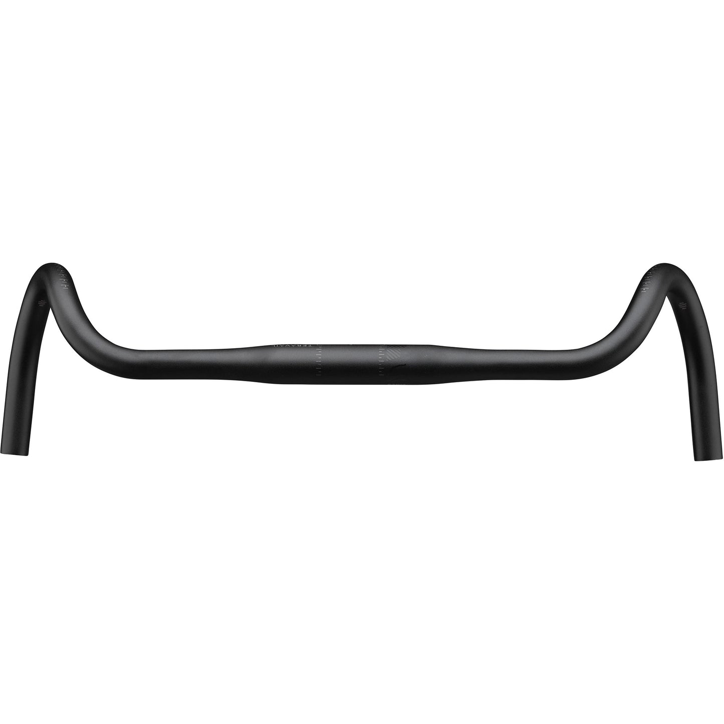 Teravail Radia Drop Handlebar top down view on white background