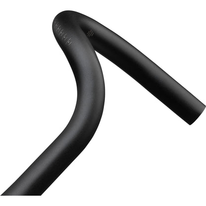 Teravail Radia Drop Handlebar detail view of drop and flair  on white background