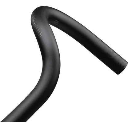 Teravail Radia 24 SE Drop Bar detail view of flair and drop on white background