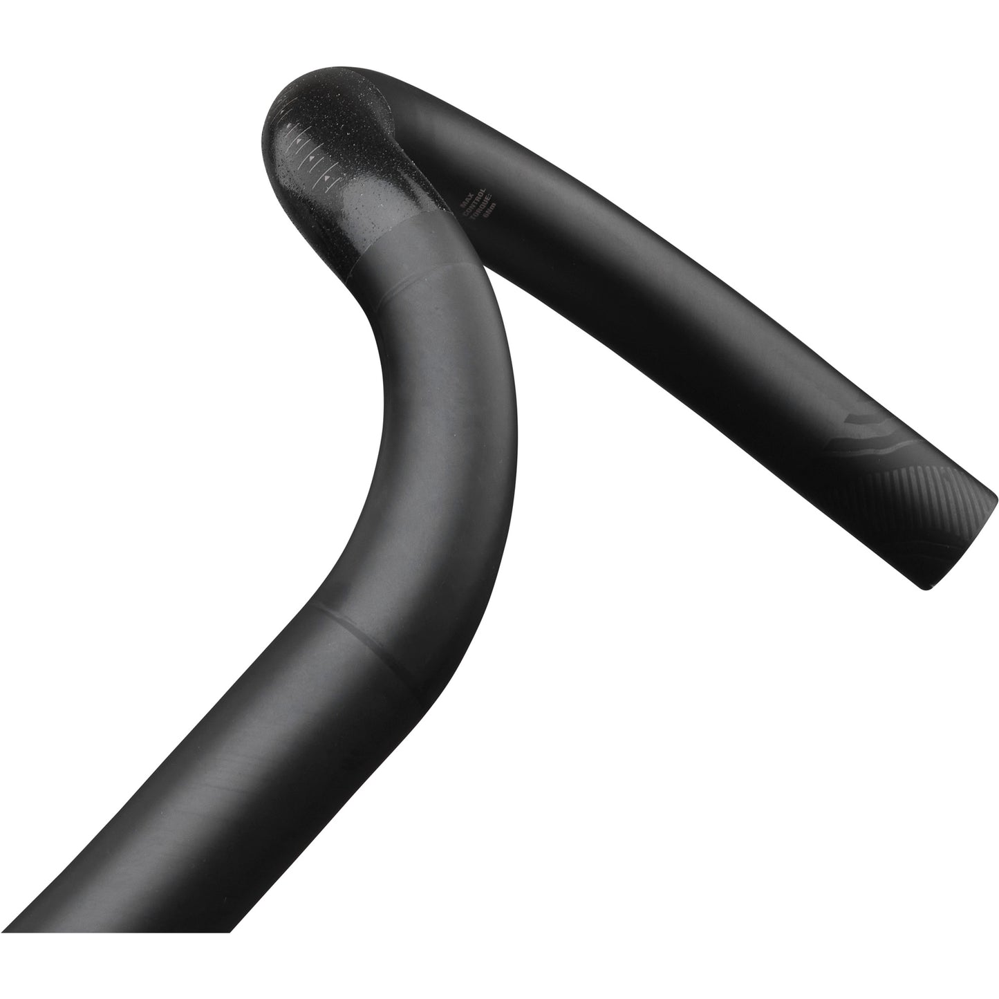 Teravail Radia 24 Carbon Drop Bar drop and flair focus on white background