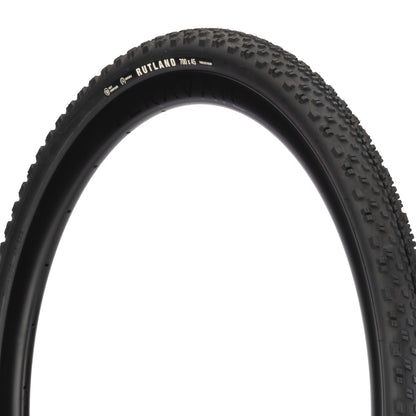 Teravail Rutland Gen 2 Tire three-quarter view showing black sidewall on white background