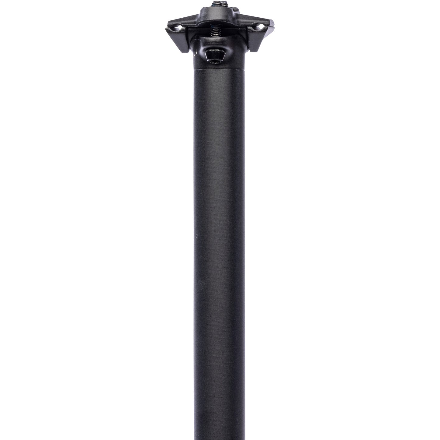 Teravail Stratum Seatpost straight-on front view on white background