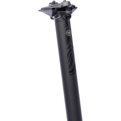 Teravail Stratum SE Seatpost front three-quarter view on white background