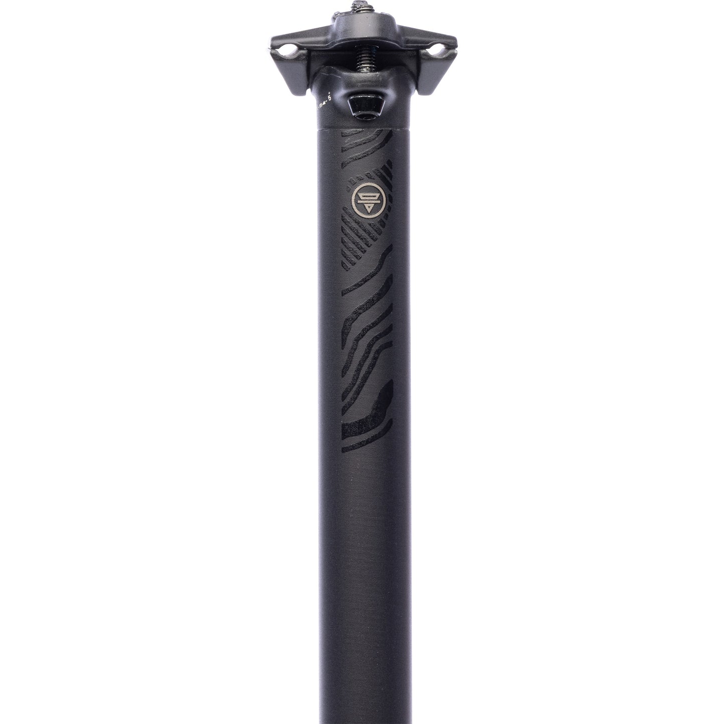 Teravail Stratum SE Seatpost straight-on front view on white background