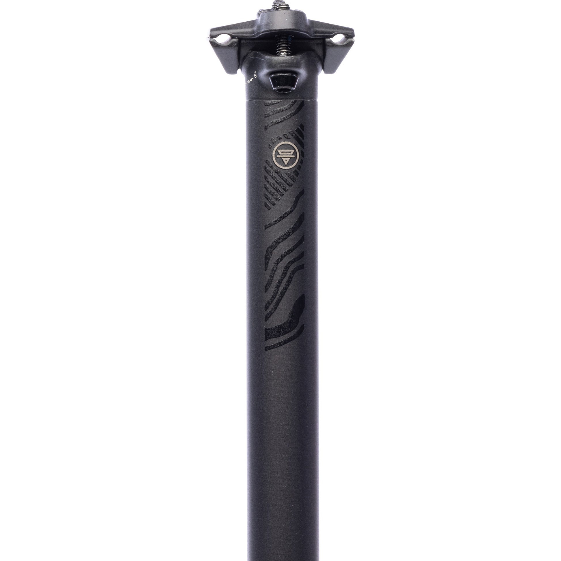 Teravail Stratum SE Seatpost straight-on front view on white background