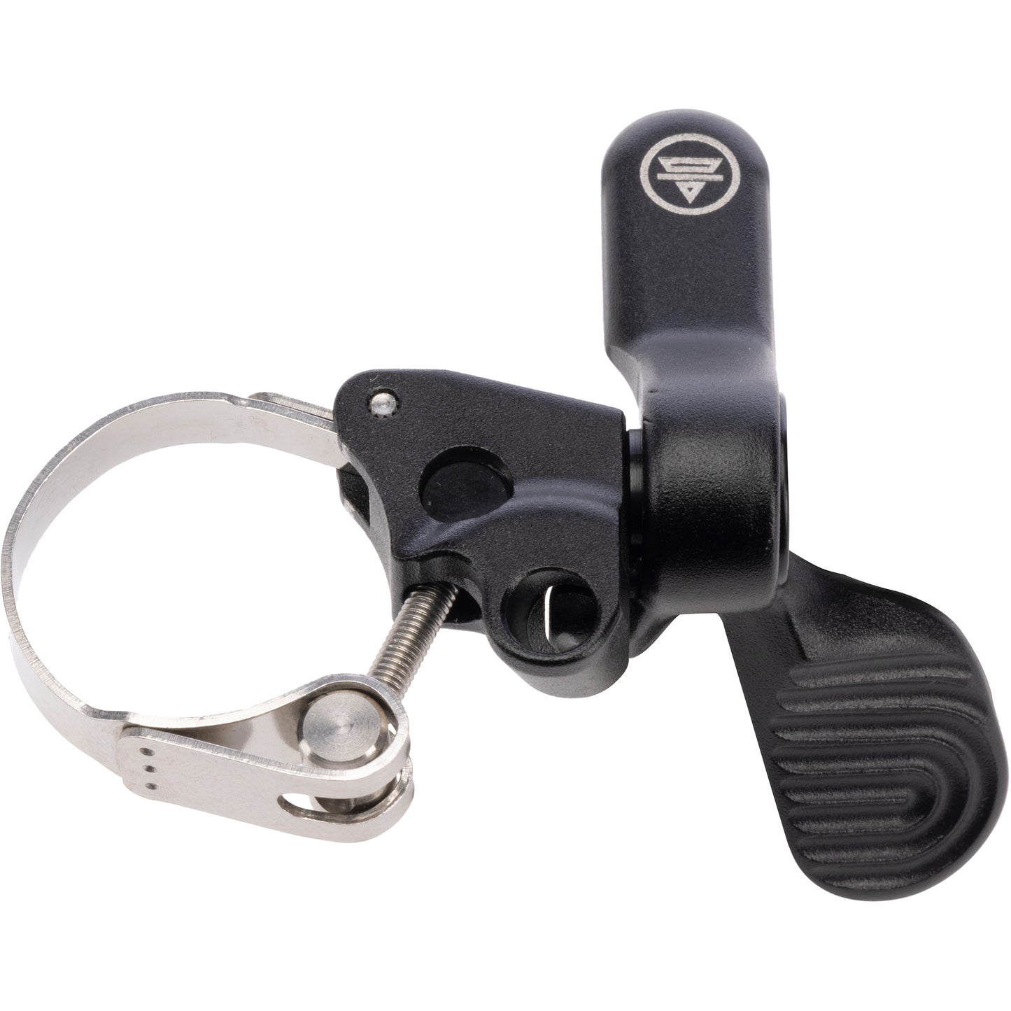 Teravail Telec Drop Bar Remote for dropper post top downr view on white background