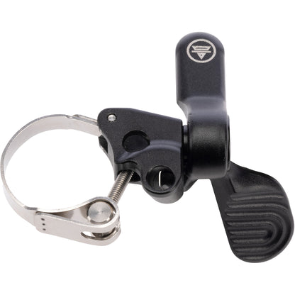 Teravail Telec Drop Bar Remote for dropper post top downr view on white background