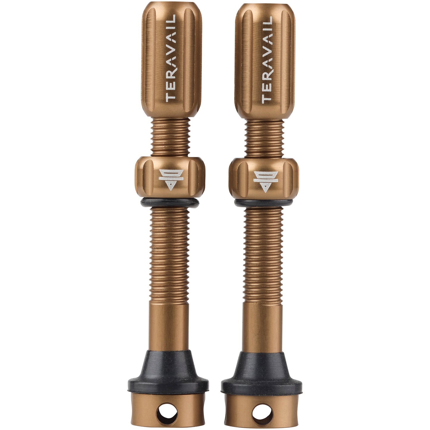 Teravail Tubeless Valves copper alloy pair