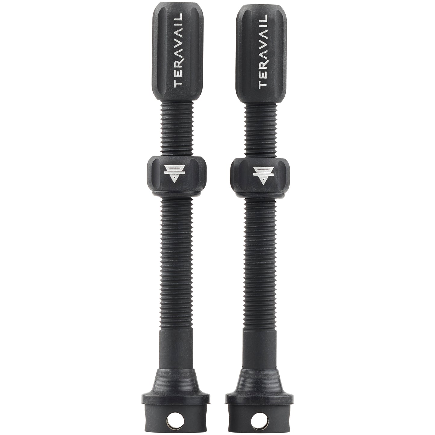 Teravail Tubeless Valves black alloy pair 60mm length