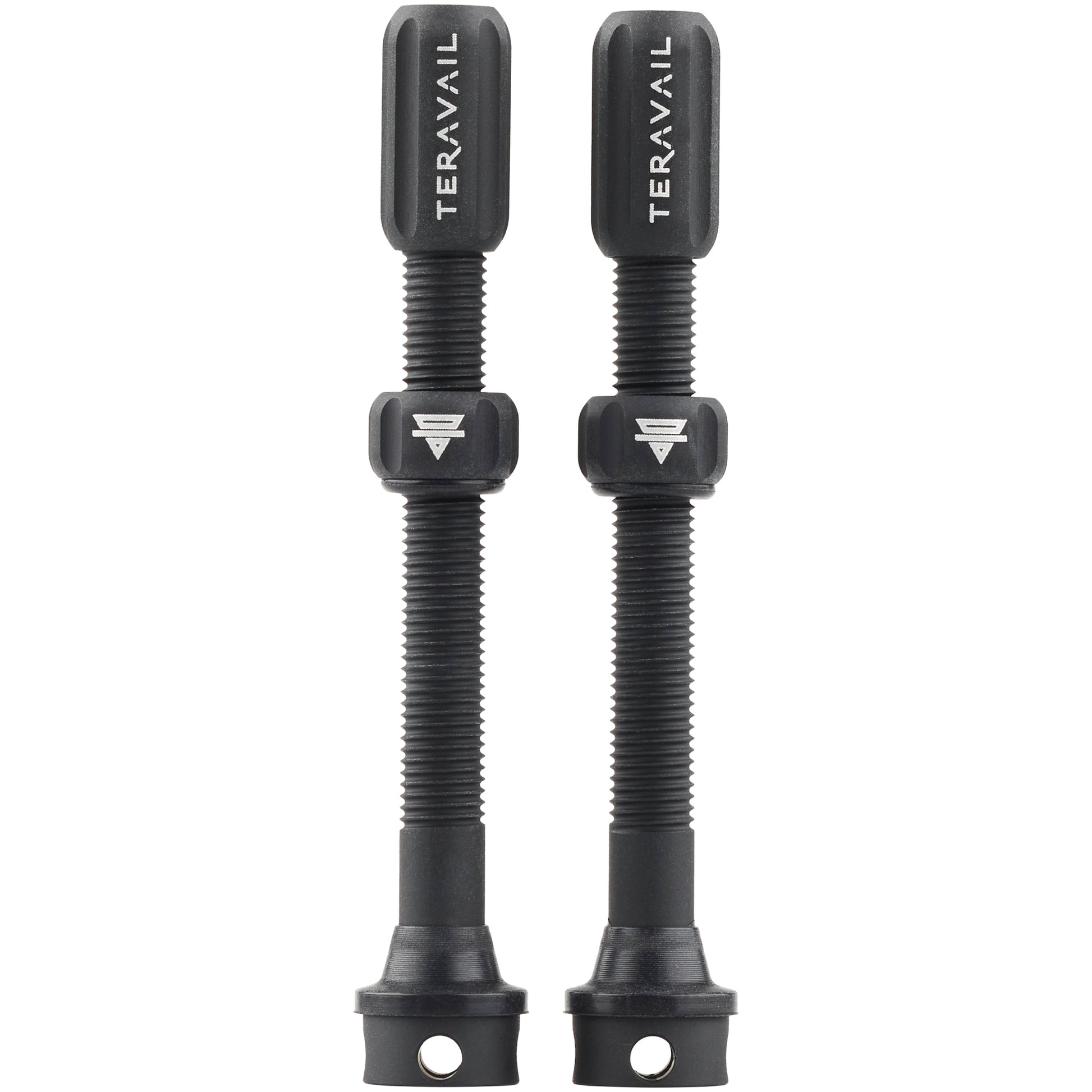 Teravail Tubeless Valves black alloy pair 60mm length
