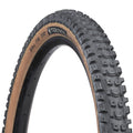 Teravail Warwick tire three-quarter view showing tan sidewall